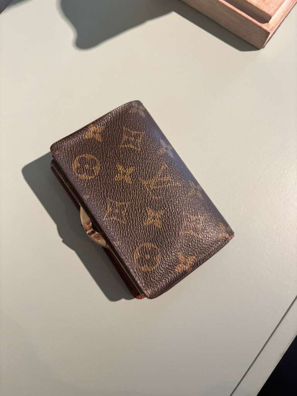 Louis Vuitton Monogram Compact Wallet Brown